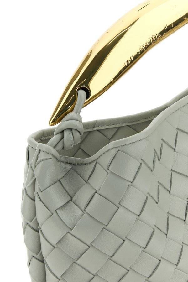 BOTTEGA VENETA | Light grey leather Sardine handbag