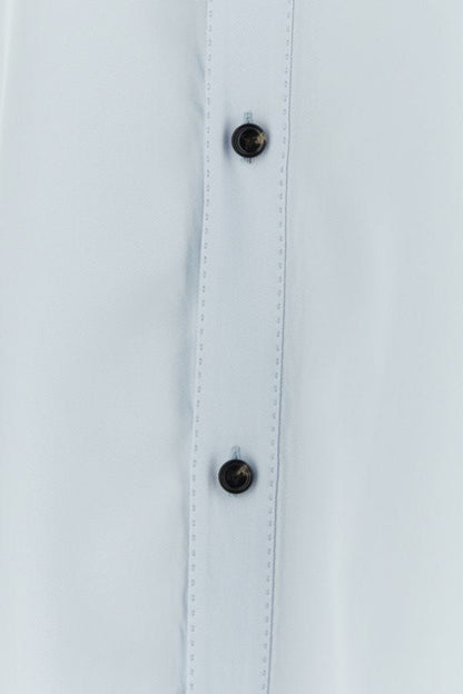 BOTTEGA VENETA | Pastel light-blue twill shirt