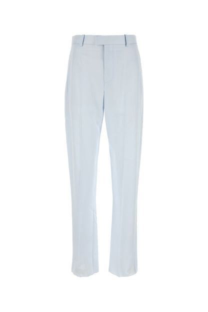BOTTEGA VENETA | Pastel light-blue twill pant