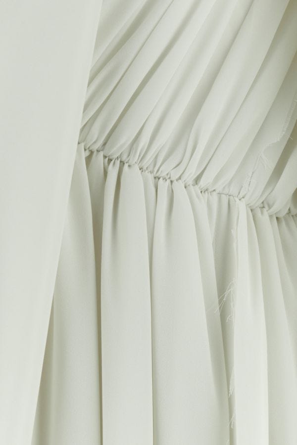 BALENCIAGA | White crepe All In dress