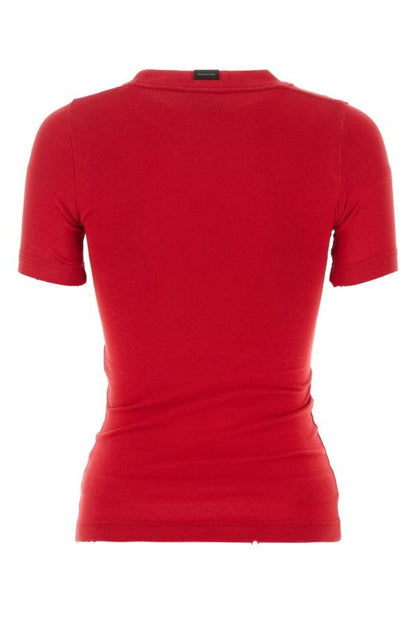 BALENCIAGA | Red cotton t-shirt