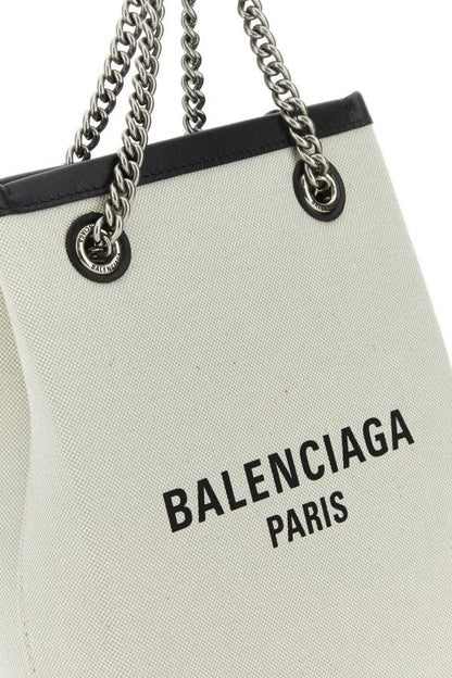 BALENCIAGA | Sand canvas Duty Free handbag