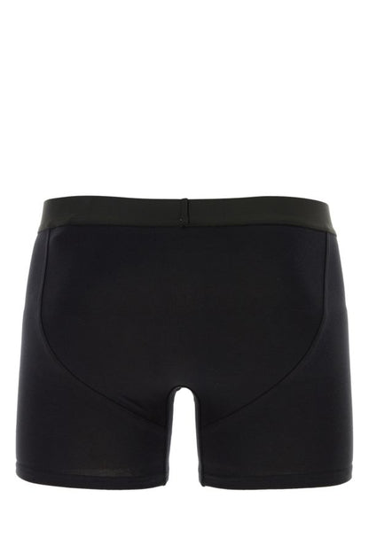 BALENCIAGA | Black stretch cotton Racer boxer