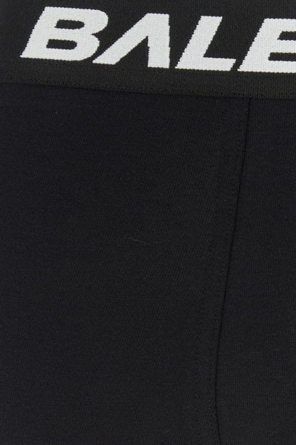 BALENCIAGA | Black stretch cotton Racer boxer