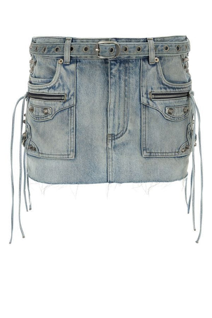 BALENCIAGA | Denim Cagole mini skirt