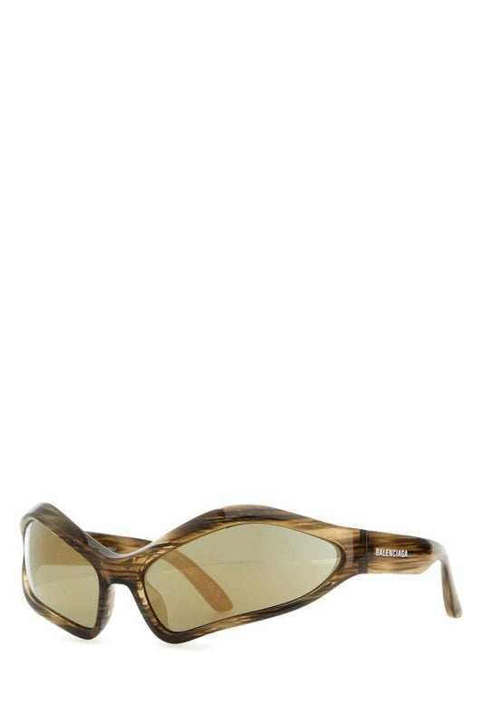 BALENCIAGA | Multicolor acetate Fennec Oval sunglasses