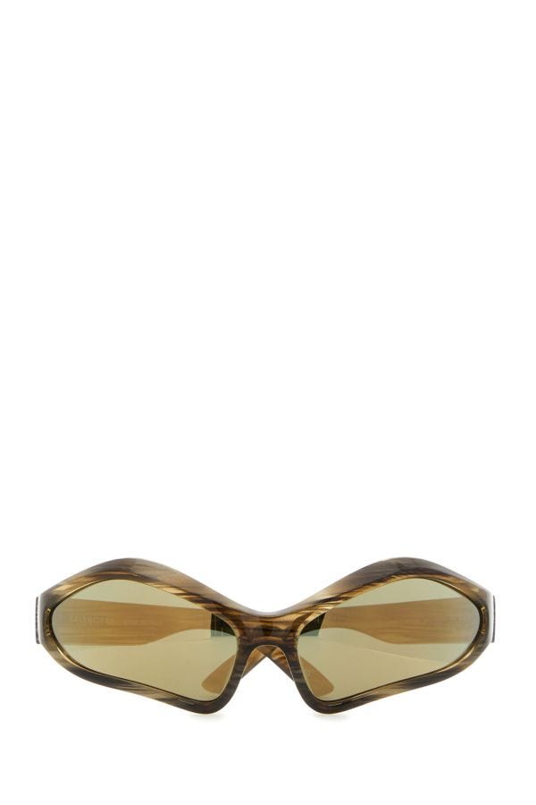 BALENCIAGA | Multicolor acetate Fennec Oval sunglasses