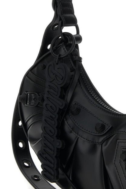 BALENCIAGA | Black leather Le Cagole XS shoulder bag