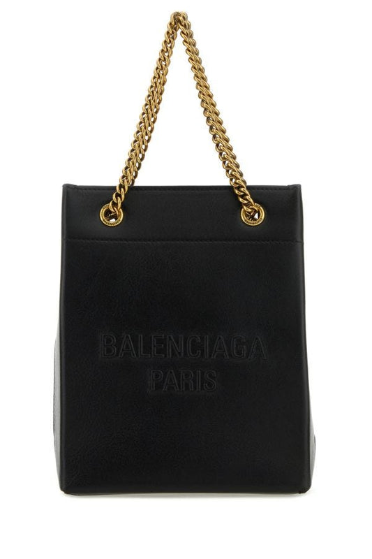 BALENCIAGA | Black leather Duty Free handbag