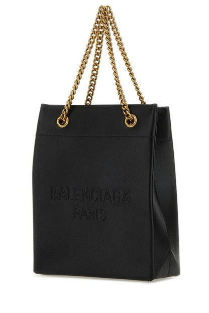 BALENCIAGA | Black leather Duty Free handbag