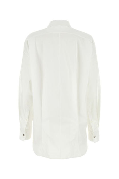 VERSACE | White poplin oversize shirt