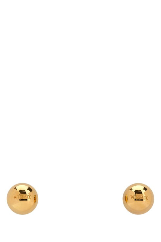 VERSACE | Golden metal earrings