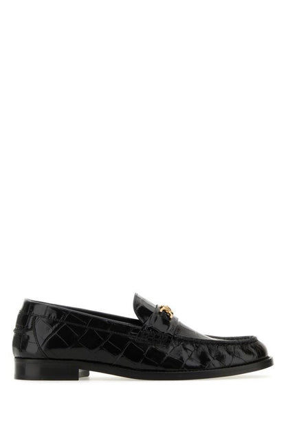 VERSACE | Black leather Medusa '95 loafers