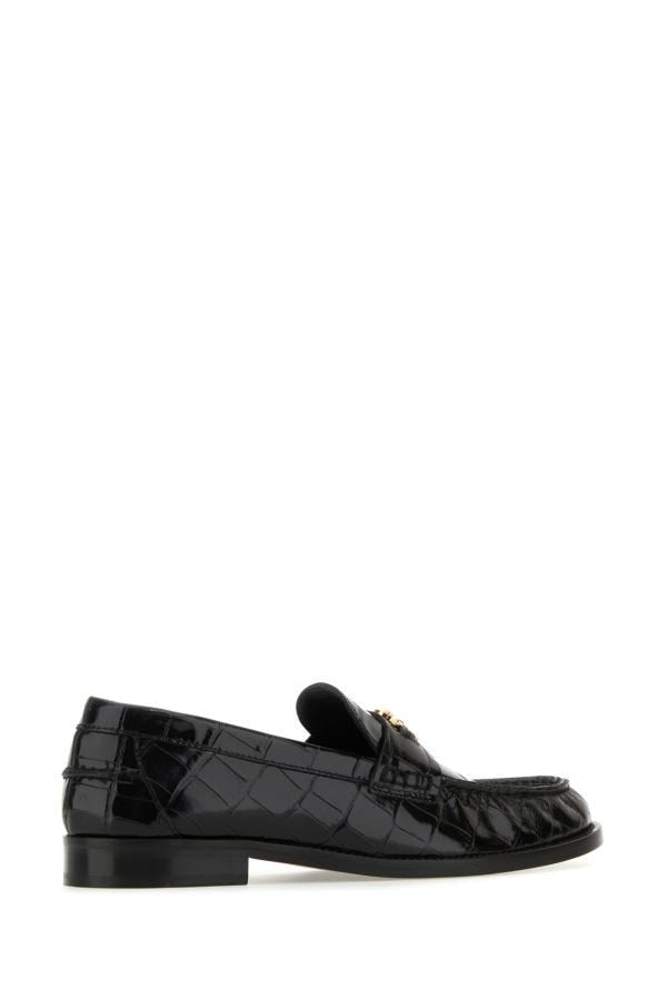 VERSACE | Black leather Medusa '95 loafers