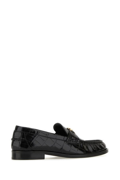 VERSACE | Black leather Medusa '95 loafers