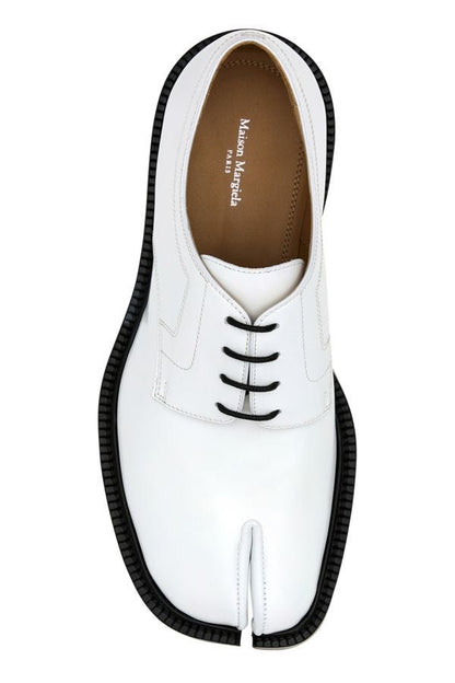 MAISON MARGIELA | White leather Tabi lace-up shoes