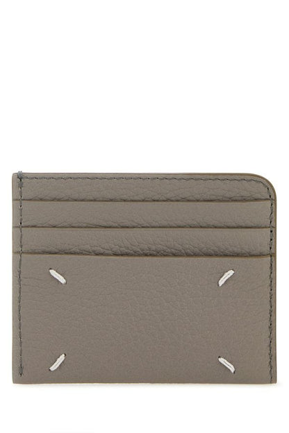 MAISON MARGIELA | Dove grey leather card holder