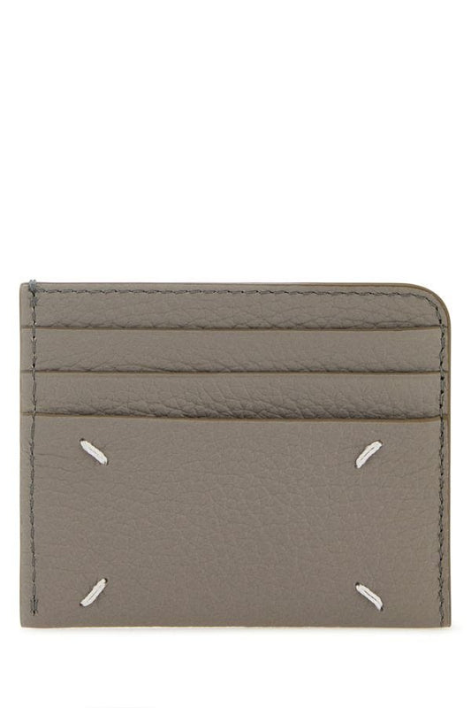 MAISON MARGIELA | Dove grey leather card holder