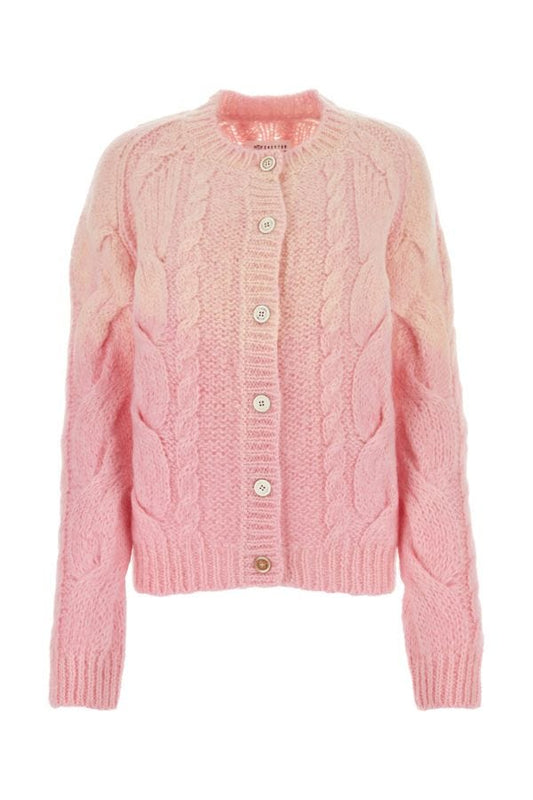 MAISON MARGIELA | Pink mohair blend cardigan