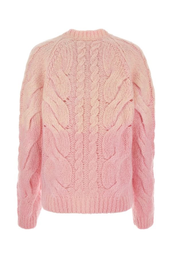 MAISON MARGIELA | Pink mohair blend cardigan
