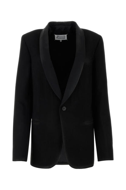 MAISON MARGIELA | Black gabardine blazer