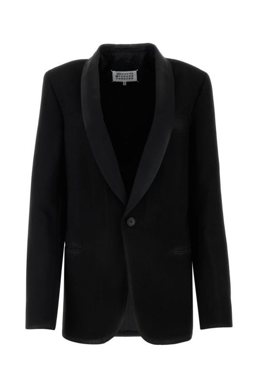 MAISON MARGIELA | Black gabardine blazer