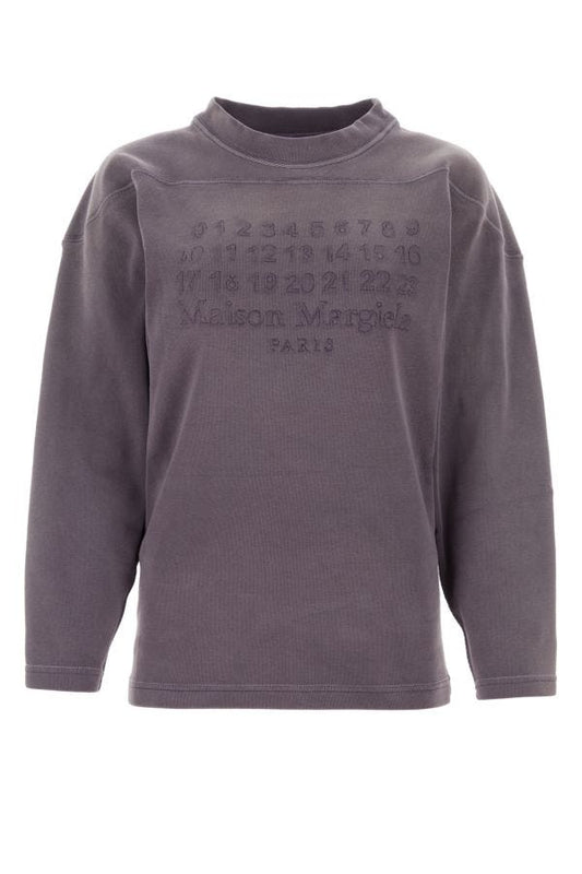 MAISON MARGIELA | Purple cotton sweatshirt