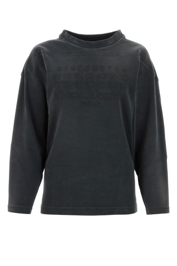 MAISON MARGIELA | Slate cotton sweatshirt