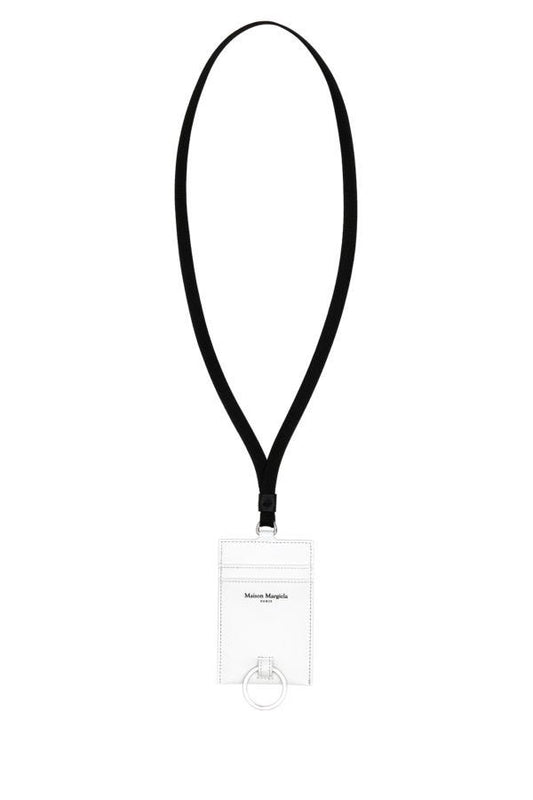 MAISON MARGIELA | White leather card holder