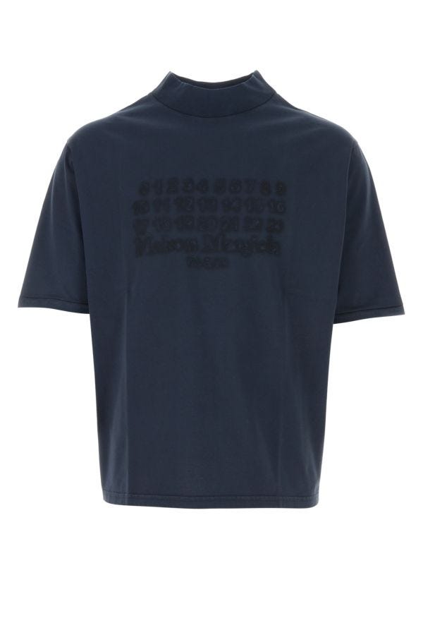 MAISON MARGIELA | Navy blue cotton t-shirt