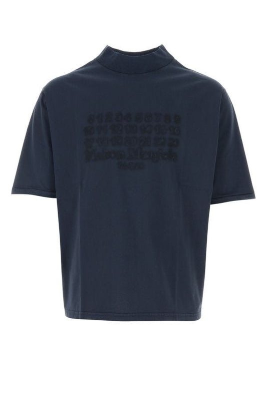 MAISON MARGIELA | Navy blue cotton t-shirt