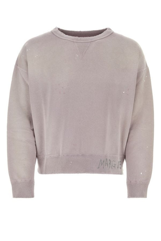 MAISON MARGIELA | Antiqued pink cotton sweatshirt