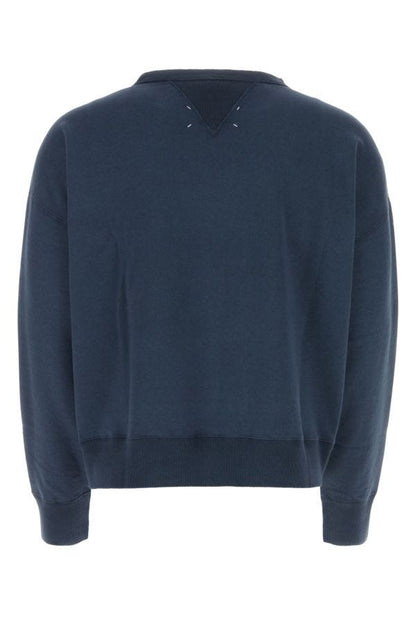 MAISON MARGIELA | Navy blue cotton sweatshirt