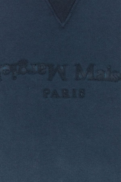 MAISON MARGIELA | Navy blue cotton sweatshirt