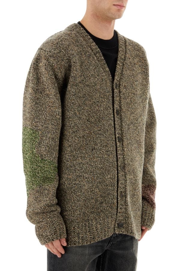 MAISON MARGIELA | Multicolor wool blend cardigan