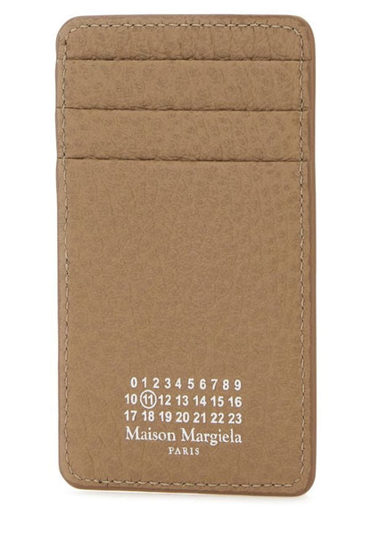 MAISON MARGIELA | Beige leather card holder