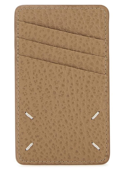 MAISON MARGIELA | Beige leather card holder