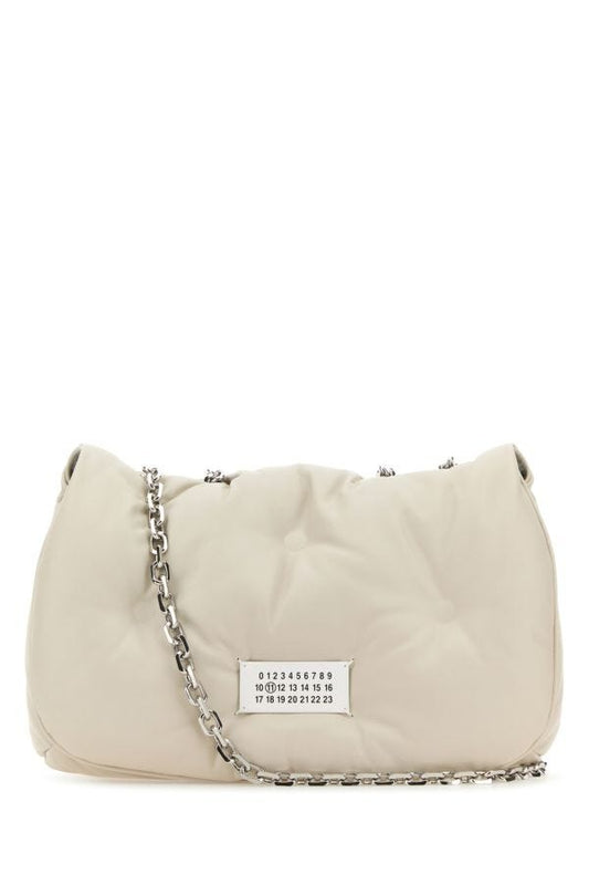 MAISON MARGIELA | Chalk nappa leather medium Glam Slam shoulder bag