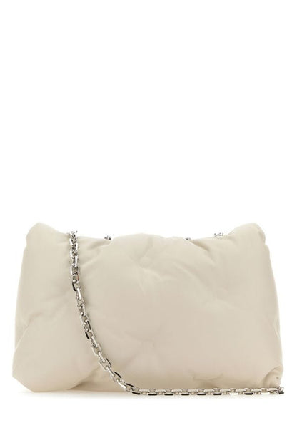 MAISON MARGIELA | Chalk nappa leather medium Glam Slam shoulder bag