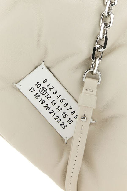 MAISON MARGIELA | Chalk nappa leather medium Glam Slam shoulder bag