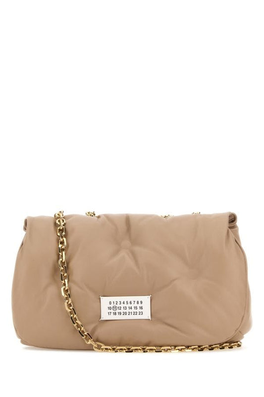 MAISON MARGIELA | Antiqued pink nappa leather medium Glam Slam shoulder bag