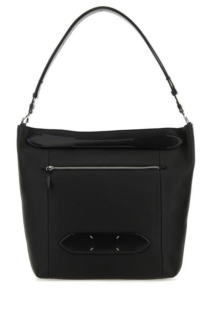 MAISON MARGIELA | Black leather Soft 5AC shopping bag