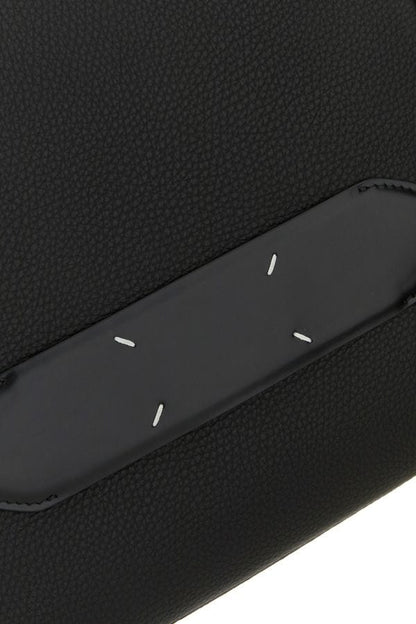MAISON MARGIELA | Black leather Soft 5AC shopping bag