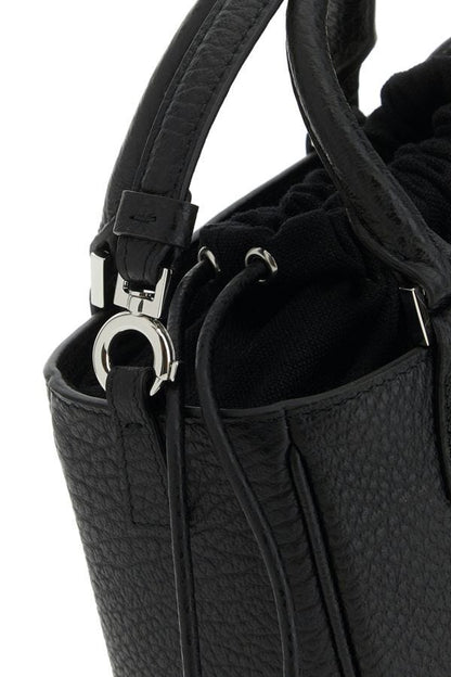 MAISON MARGIELA | Black leather 5AC handbag