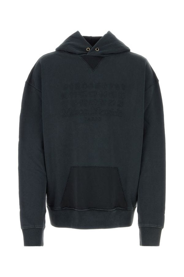 MAISON MARGIELA | Charcoal cotton sweatshirt