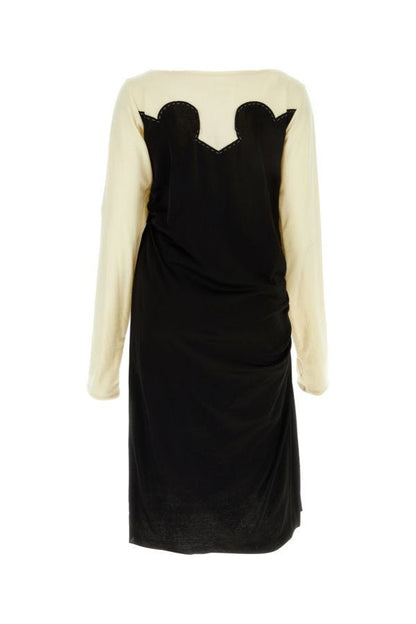 MAISON MARGIELA | Two-tone jersey dress
