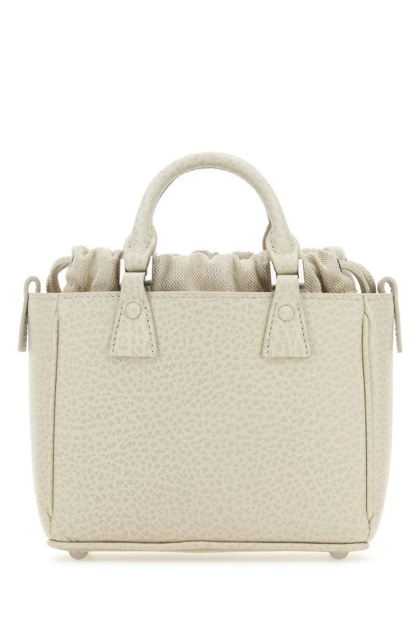 MAISON MARGIELA | Chalk leather 5ac Tote Horizontal handbag