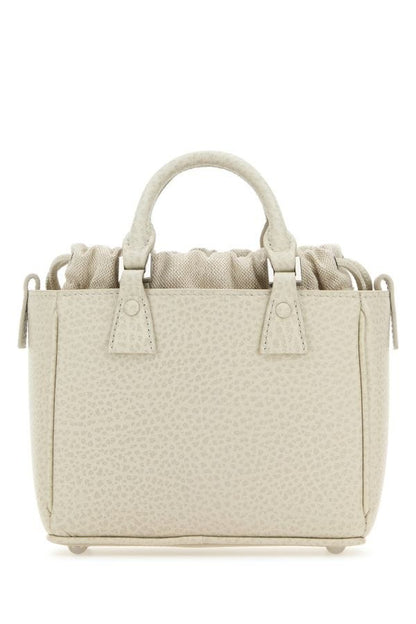MAISON MARGIELA | Chalk leather 5ac Tote Horizontal handbag