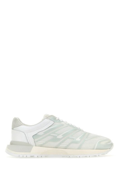 MAISON MARGIELA | White mesh and rubber 50-50 sneakers