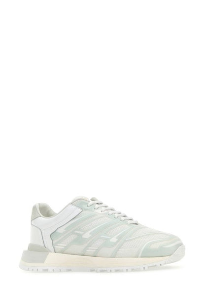 MAISON MARGIELA | White mesh and rubber 50-50 sneakers